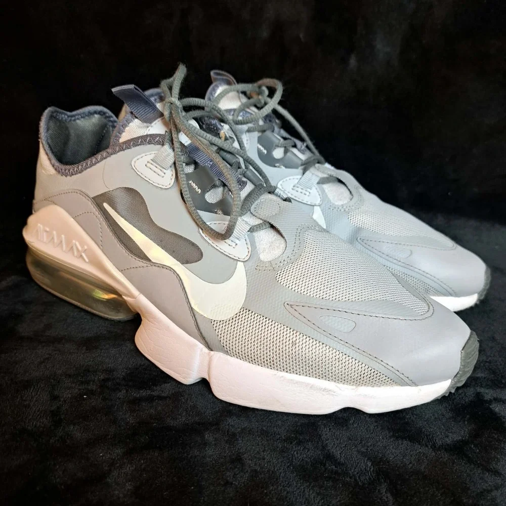 Nike Air Max Infinity 2 Pure Platinum Wolf Grey CU9452-007 Mens Size 10.5